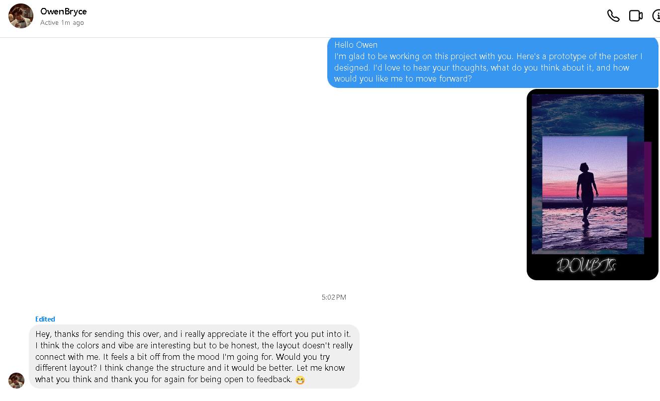 Asking for Feedback of prototype